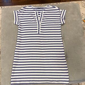 Vineyard vines Striped Blue and White Dress
